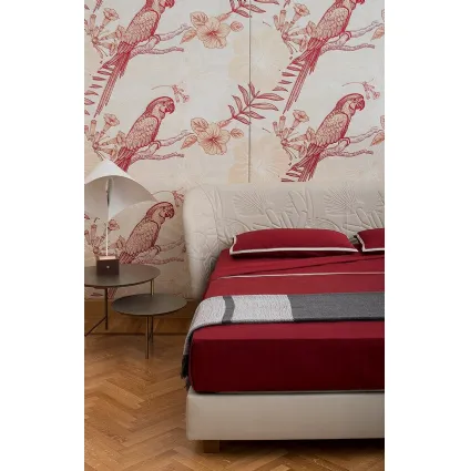 Biancheria Red Cordonetto Bed Set di Midsummer Milano