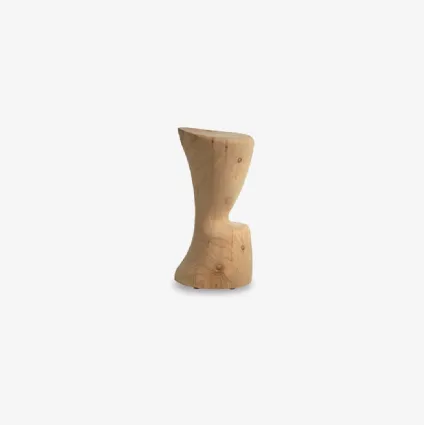 Sgabello alto in legno massello di cedro profumato Coppa di Riva1920