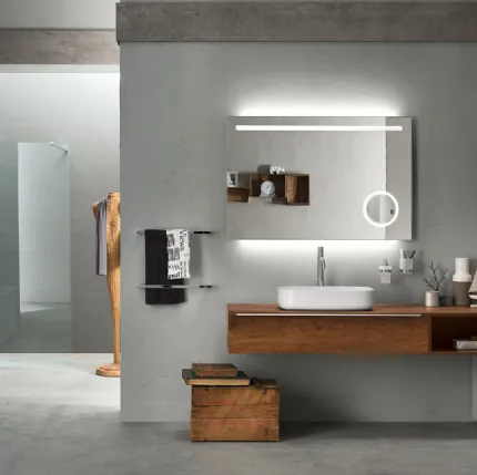 Mobile da Bagno sospeso Alu 01 di Inda