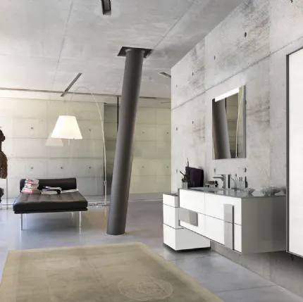 Mobile da Bagno sospeso Qamar 03 di Inda