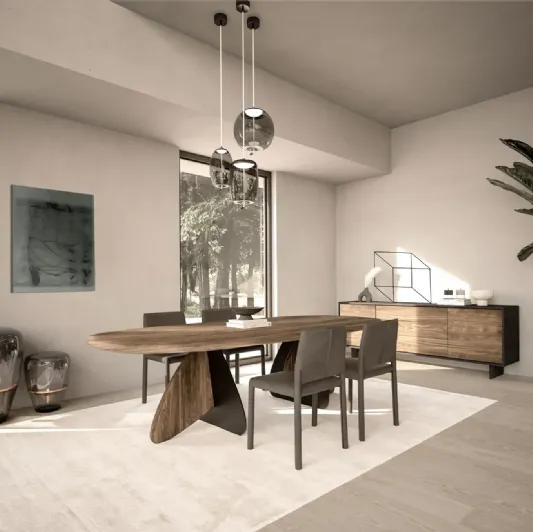  Tavolo in legno massello Cross di Riva1920