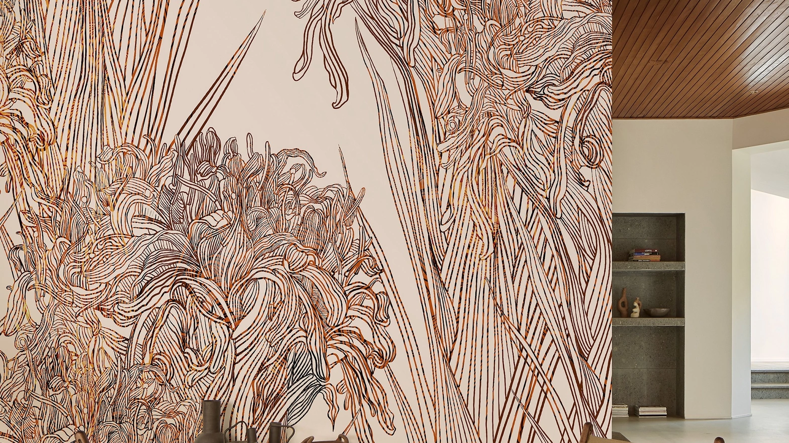 Carta da parati Lilly di Wall&Decò