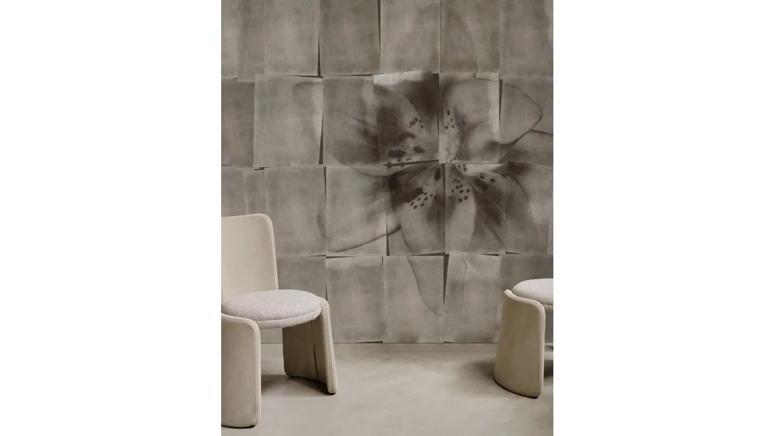 Carta da parati vinilica S il vous plait con grafica floreale di Wall&Decò