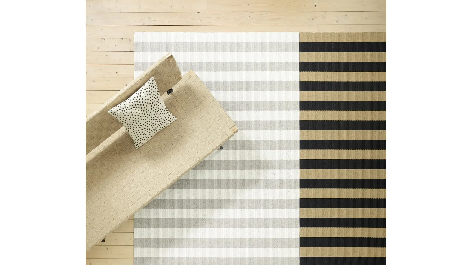 Tappeto Big Stripe di Woodnotes