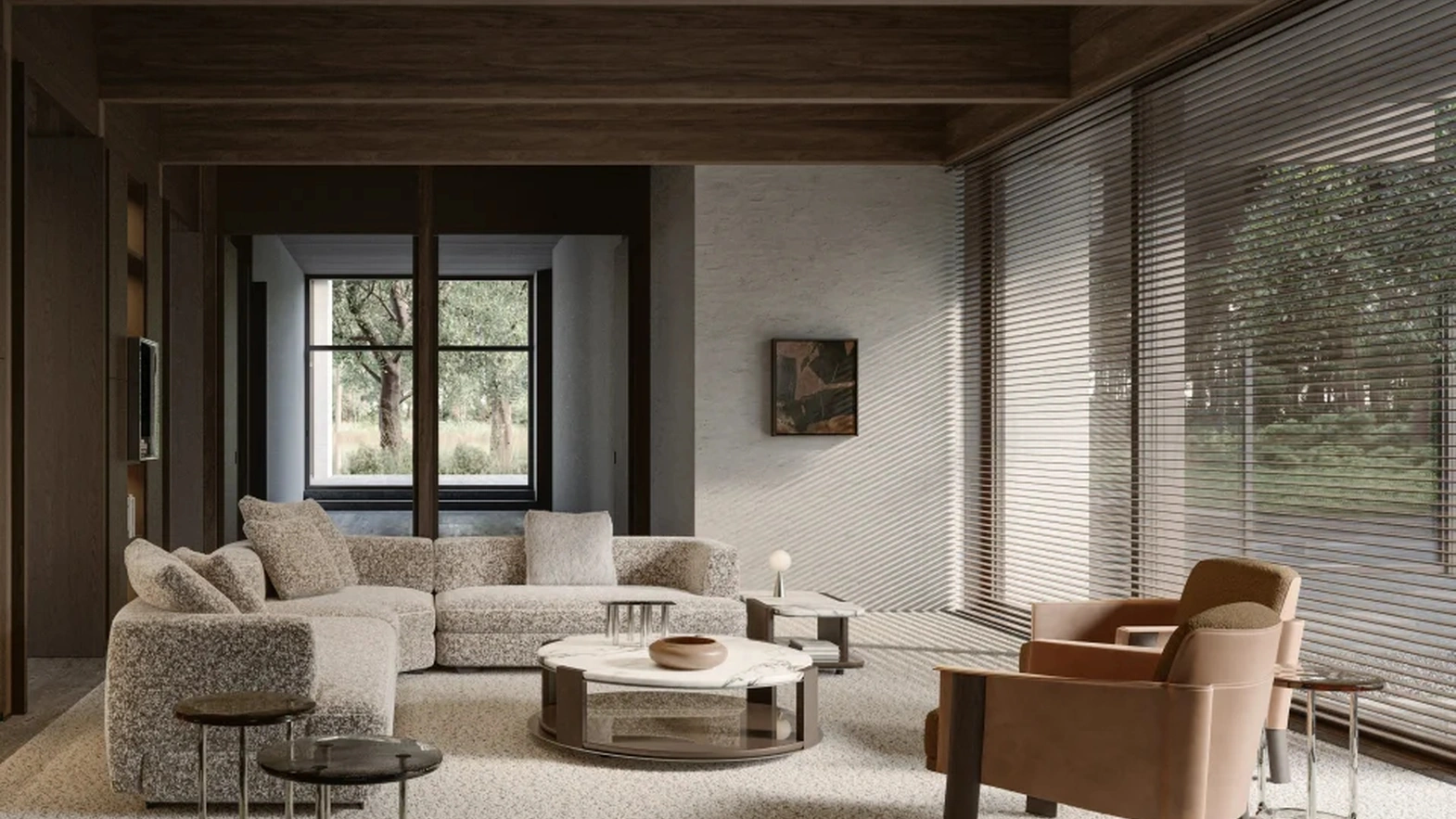 Tavolino in marmo Jeanne di Molteni & C