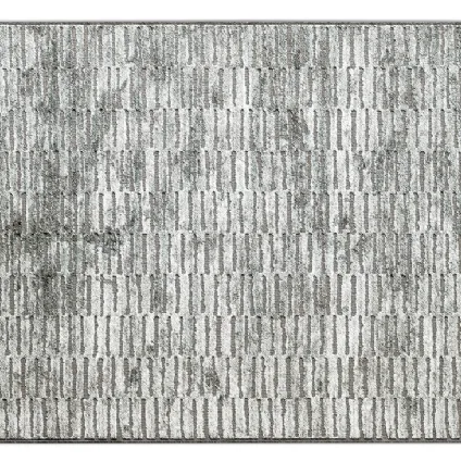 Tappeto Marek tessuto in lana di base con disegno in rilievo in viscosadi Cattelan Italia