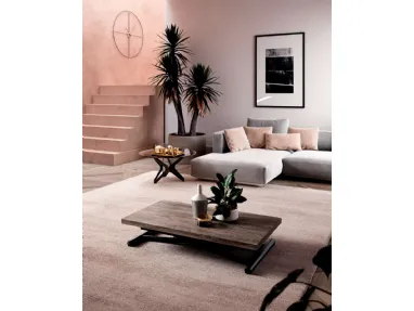 Tavolino trasformabile in eco legno Mondial di Ozzio