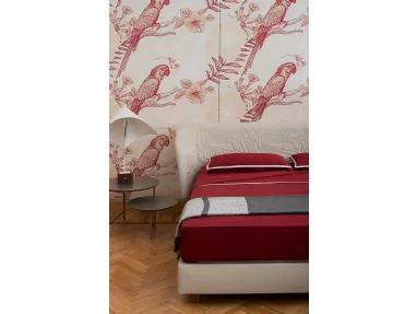 Biancheria Red Cordonetto Bed Set di Midsummer Milano
