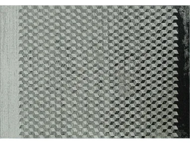 Tappeto Rubik in tessuto di cotone e ciniglia di Cattelan Italia