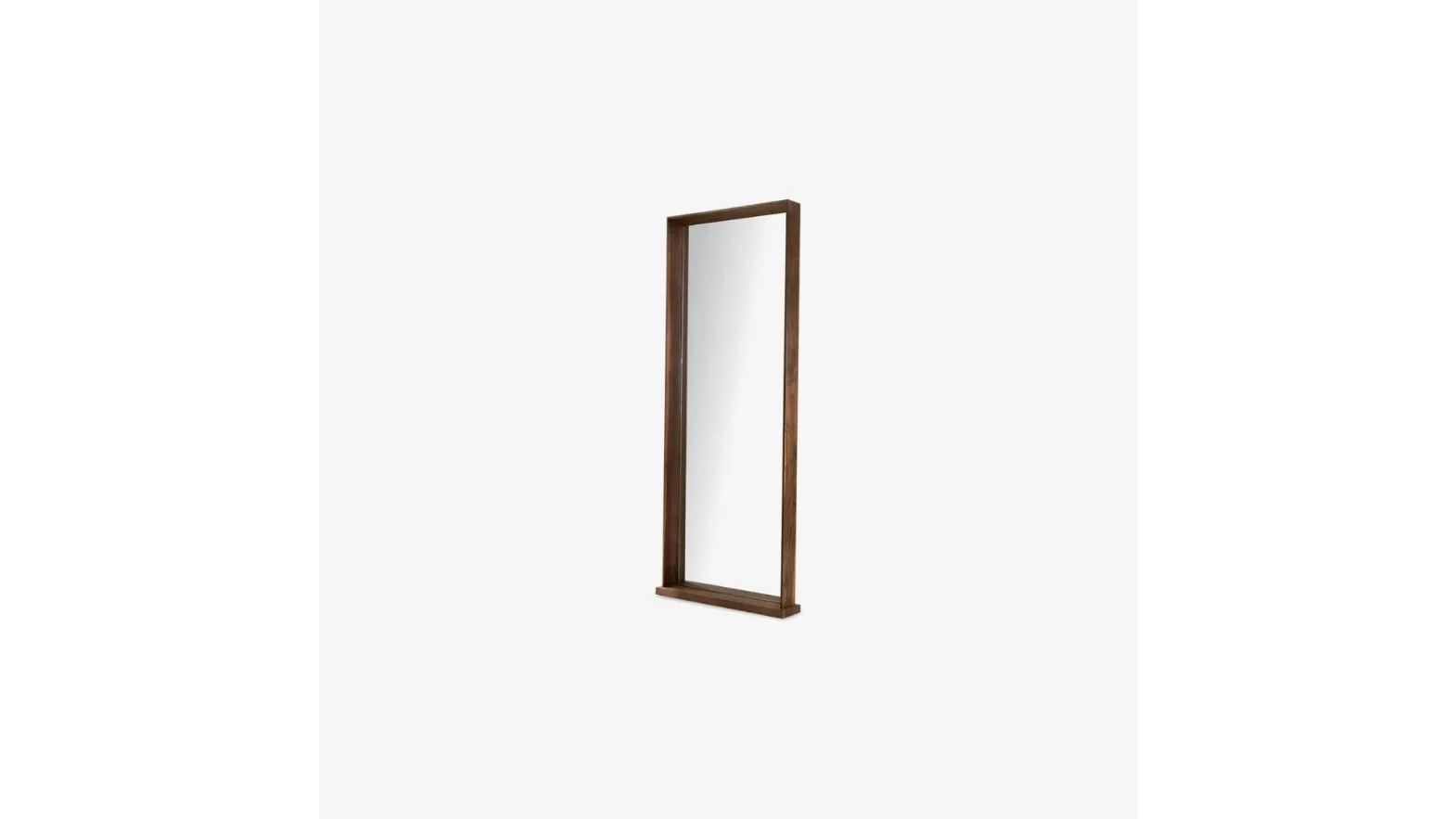 Specchio da terra Sincera con cornice in legno massello di Riva1920