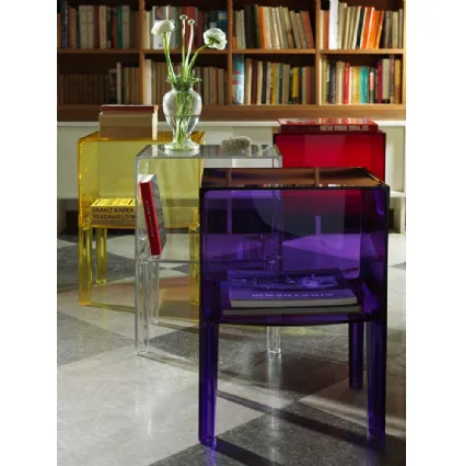 Tavolino contenitore Small Ghost Buster in plexiglas di Kartell