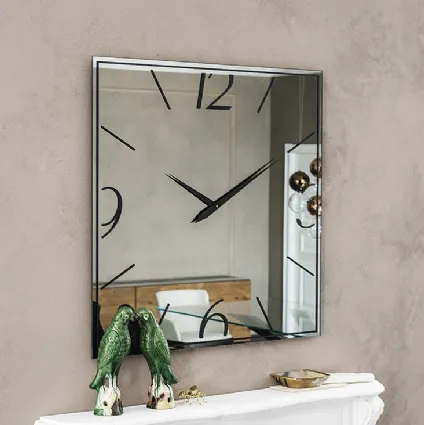 Specchio quadrato in cristallo serigrafato Moment di Cattelan Italia