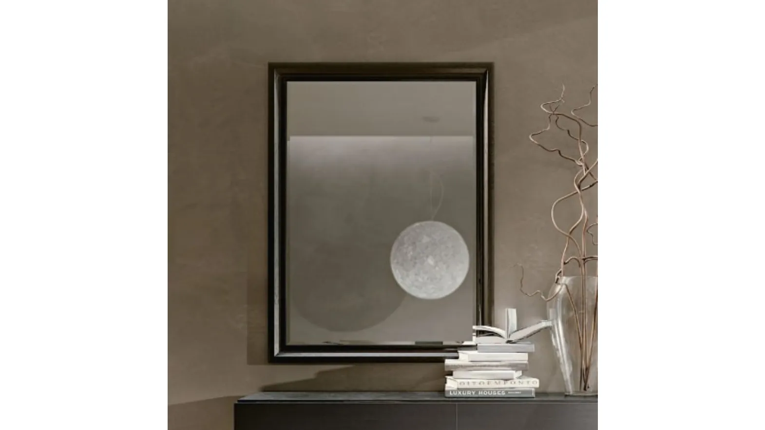 Specchiera Segreti in Rovere di Arte Brotto