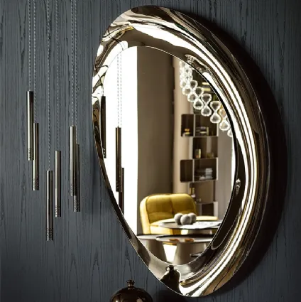 Specchio in cristallo specchiato Ascot di Cattelan Italia