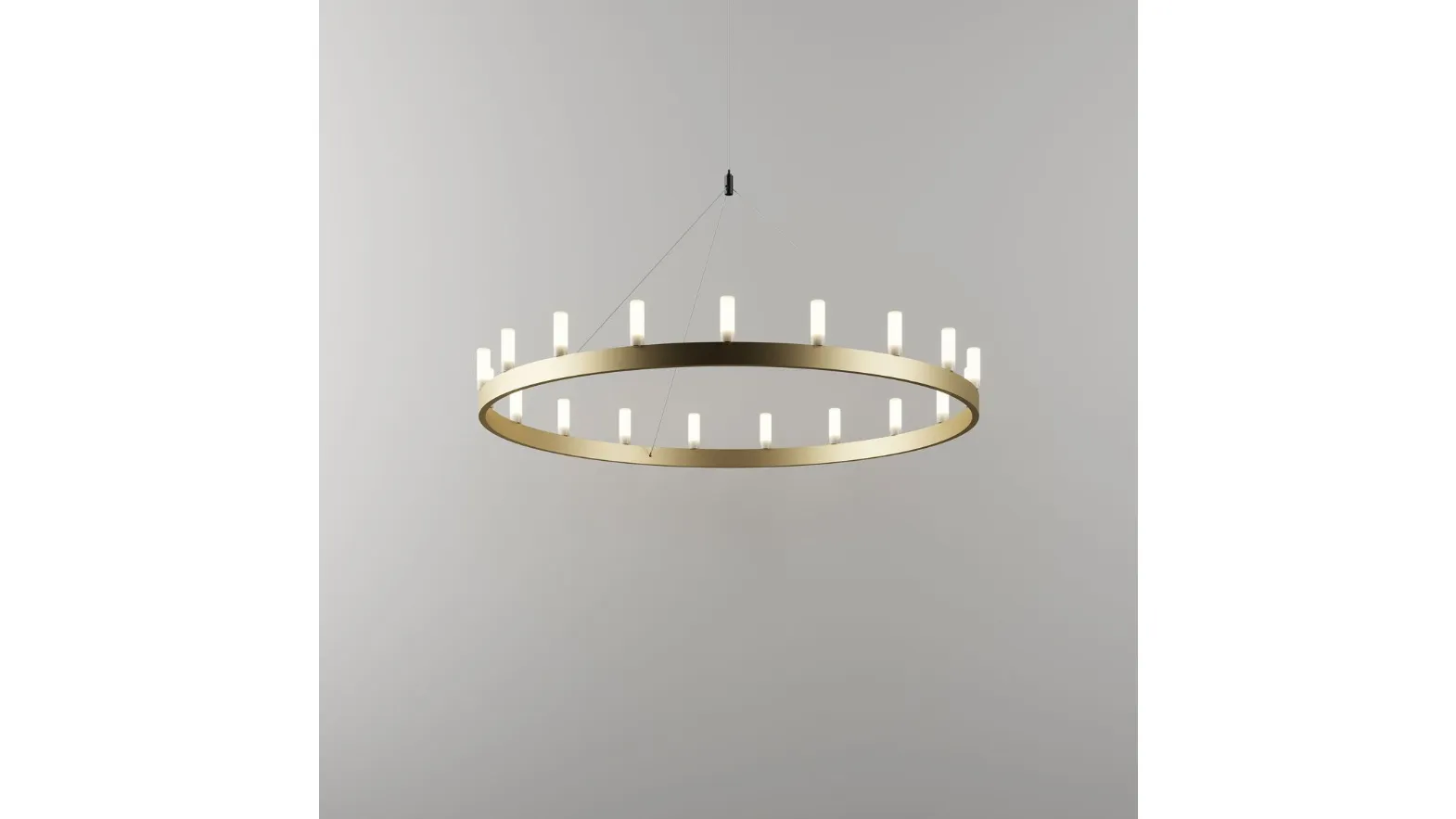 Lampada in metallo verniciato di Fontana Arte