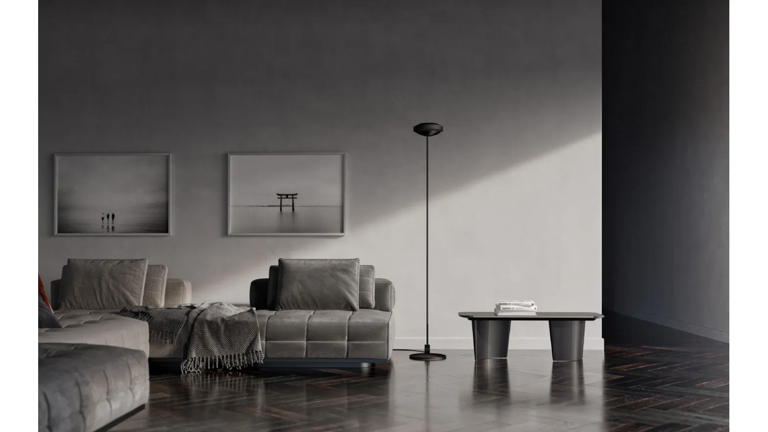 Lampada da terra Elle 1 di Lumina