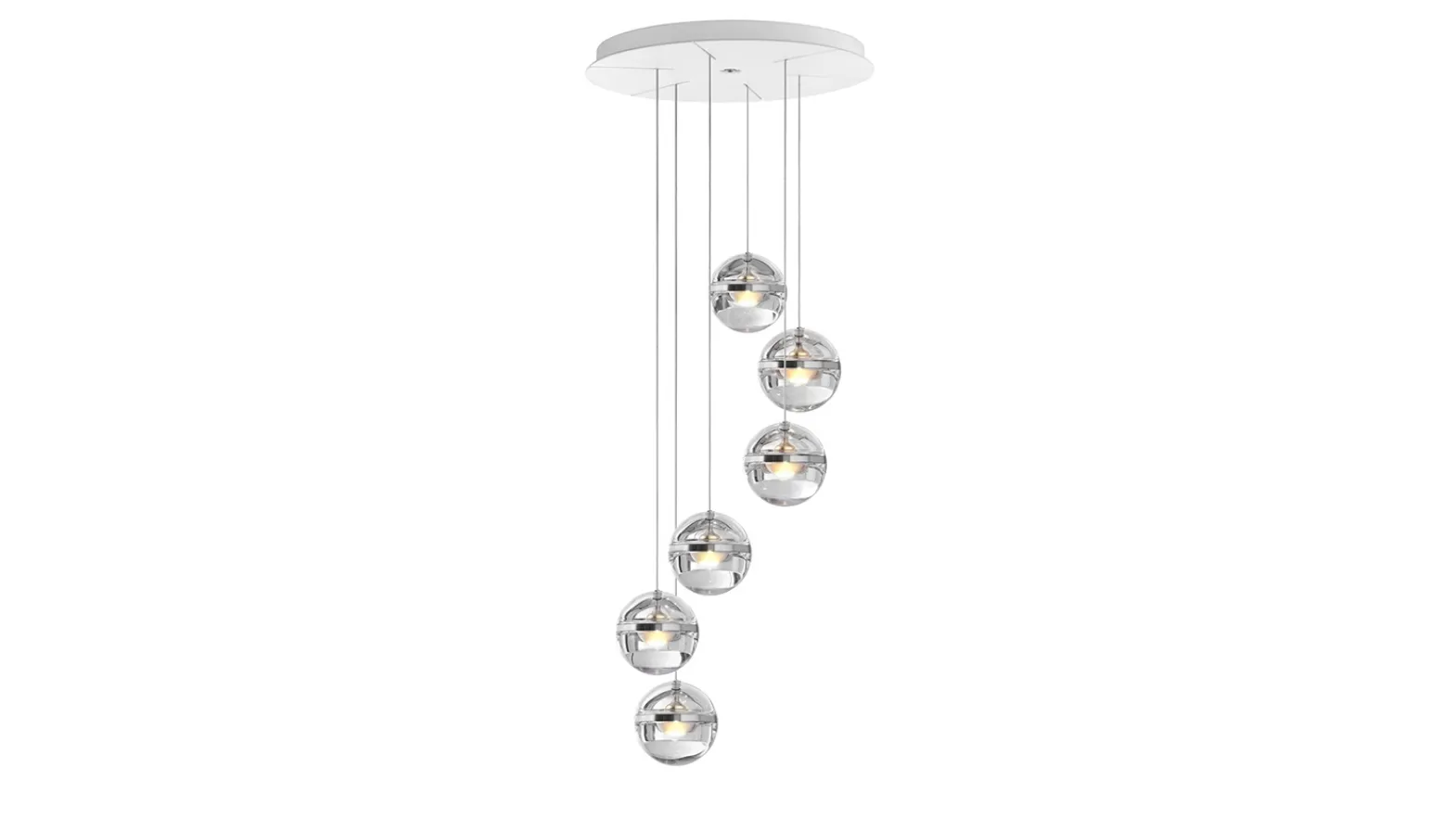 Lampada a sospensione Limbus Chandelier di Lumina