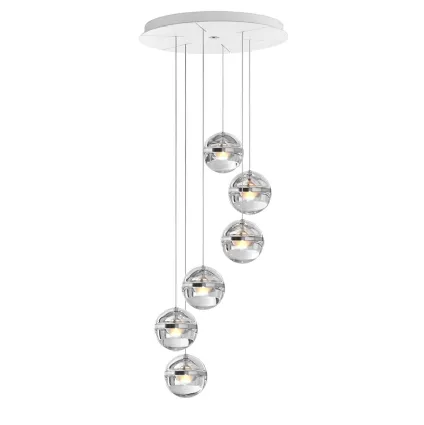Lampada a sospensione Limbus Chandelier di Lumina