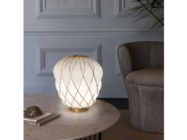 Lampada moderna in vetro soffiato di Fontana Arte
