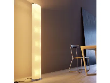 Lampada in vetro stampato curvato di Fontana Arte