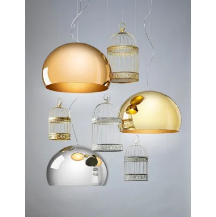 Lampada a sospensione in Pmma Small Fl/y di Kartell