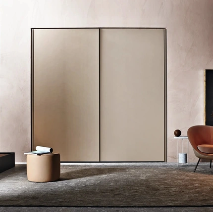 Armadio Gliss-Master - A Filo Door laccato di Molteni & C
