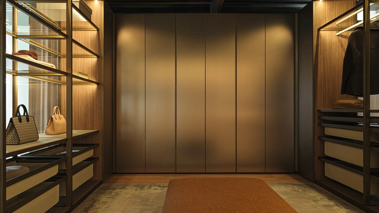 Armadio con ante battenti Gliss Master - Find me Door di Molteni & C