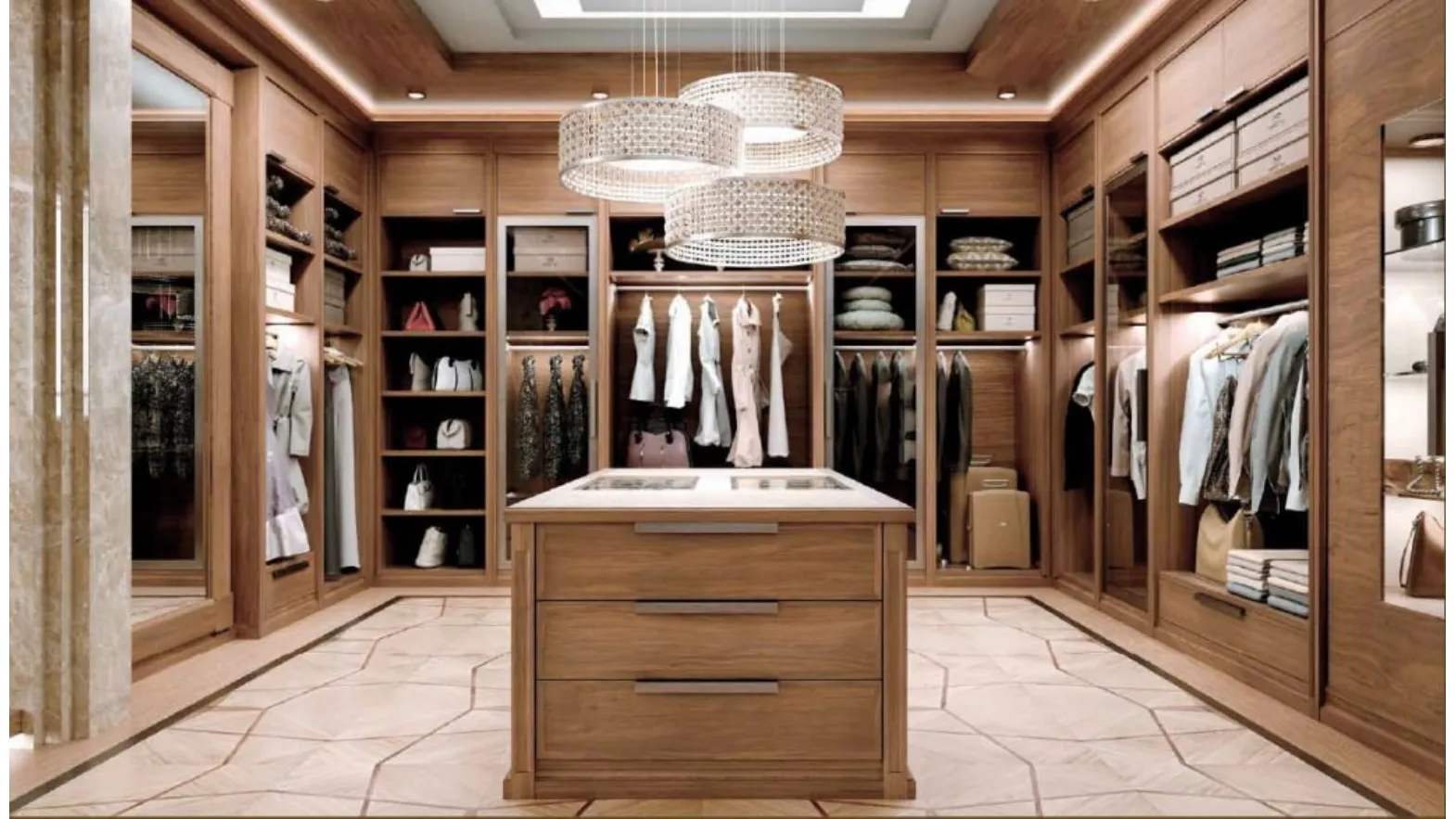 Cabina Armadio Stile Moderno di Arte Brotto