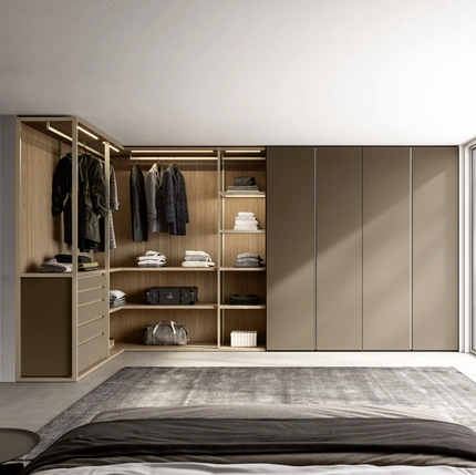 Armadio angolare Tape di Sangiacomo