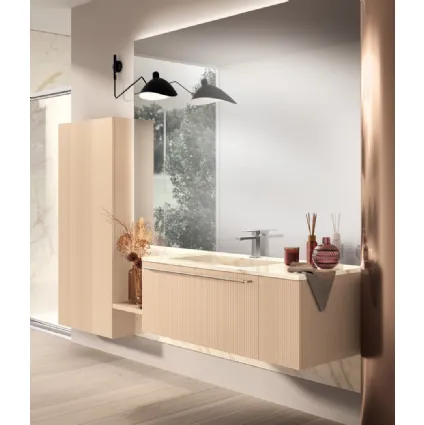 Mobile da Bagno Aquo Laccato Opaco Doganato di Scavolini Bathrooms