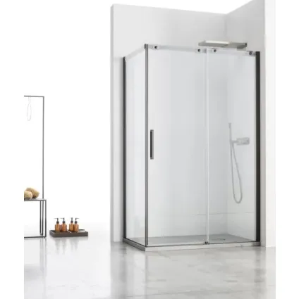 Box doccia S8 Scorrevole in cristallo temperato con profili in metallo di Arcom