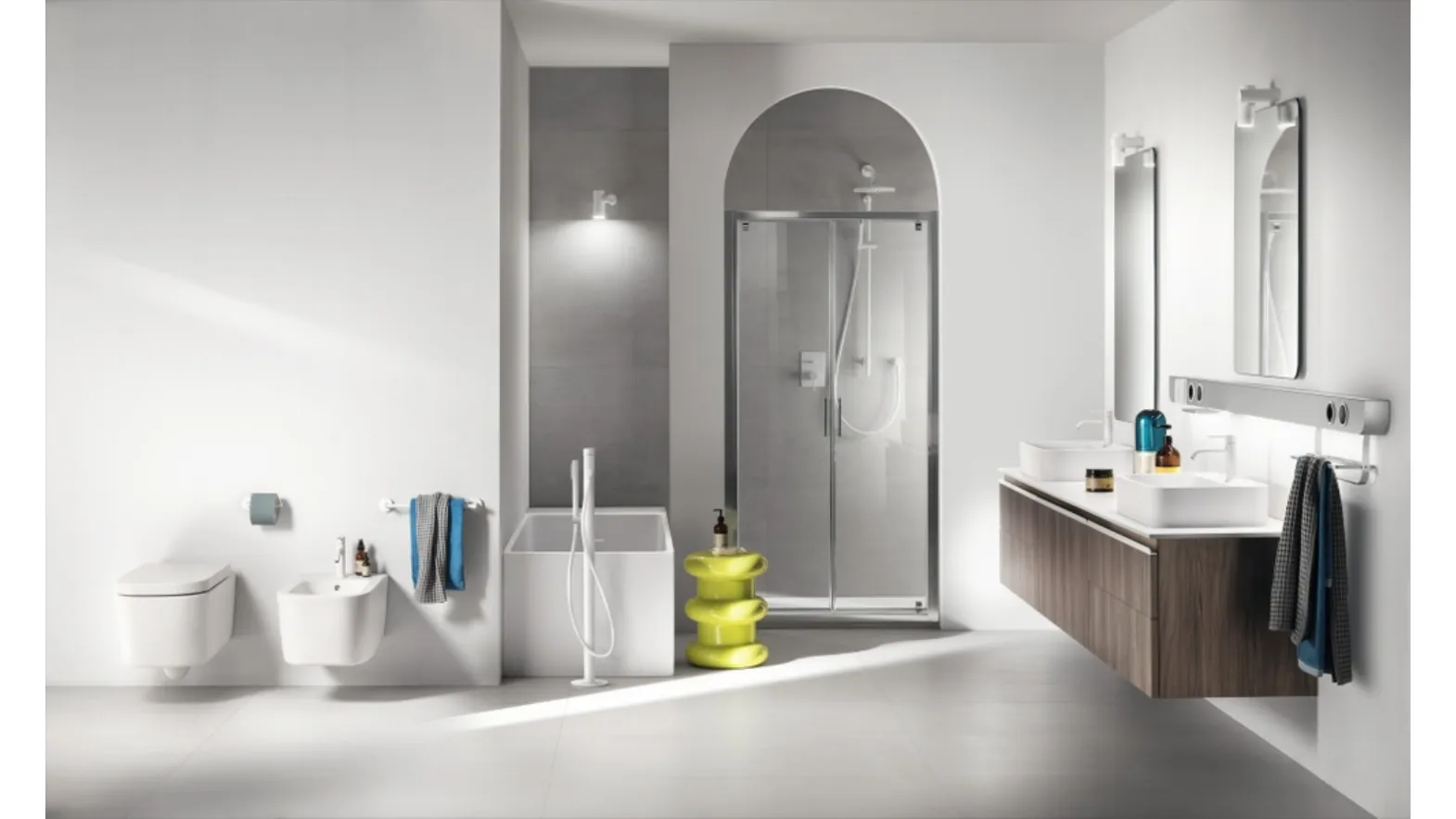 Mobile da Bagno Dandy Plus Decorativo Noce Garden di Scavolini Bathrooms