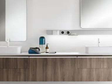 Mobile da Bagno Dandy Plus in Noce Garden di Scavolini Bathrooms