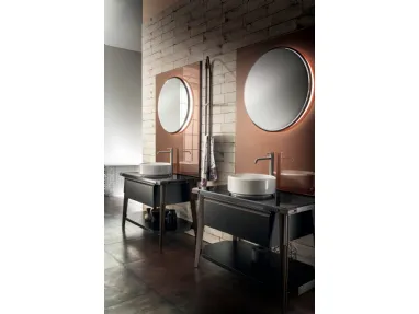 Mobile da Bagno Diesel Laccato Opaco Nero Ardesia di Scavolini Bathrooms