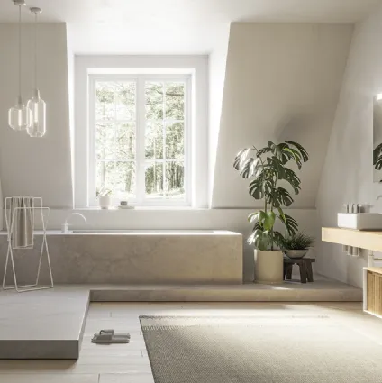 Mobile da Bagno sospeso Divo 04 di Inda