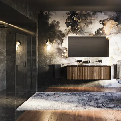 Mobile da Bagno sospeso Divo 05 di Inda