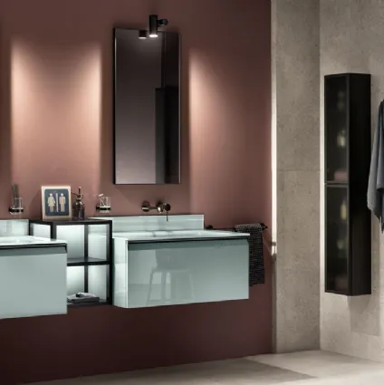 Mobile da Bagno Formalia con ante in Vetro Fumé di Scavolini Bathrooms
