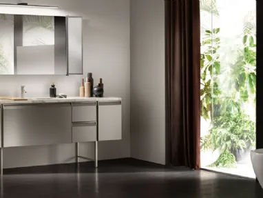 Mobile da Bagno Formalia in laccato Grigio Airone di Scavolini Bathrooms