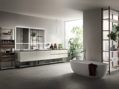 Mobile da Bagno Formalia Laccato Opaco Bianco di Scavolini Bathrooms
