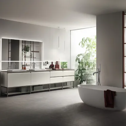 Mobile da Bagno Formalia Laccato Opaco Bianco di Scavolini Bathrooms