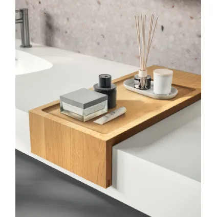 Accessorio da Bagno Lagu Vassoio Scorrevole Useful in Rovere di Scavolini Bathrooms