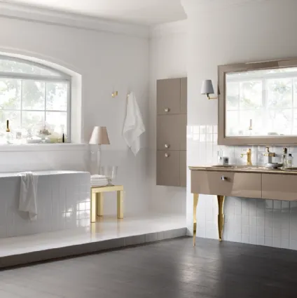 Mobile da Bagno Magnifica in laccato lucido Grigio Tundra di Scavolini Bathrooms