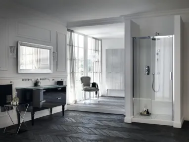 Mobile da Bagno Magnifica Laccato Lucido Nero Ardesia di Scavolini Bathrooms