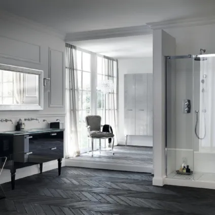 Mobile da Bagno Magnifica Laccato Lucido Nero Ardesia di Scavolini Bathrooms
