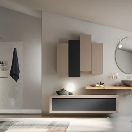 Mobile da Bagno sospeso Perfetto 02 di Inda