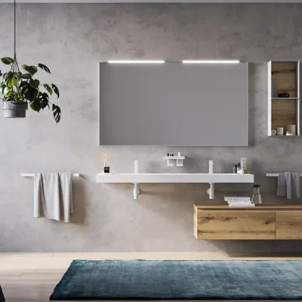 Mobile da Bagno sospeso Perfetto 04 di Inda