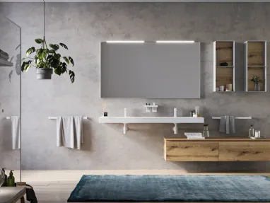 Mobile da Bagno Perfetto Composizione B di Inda