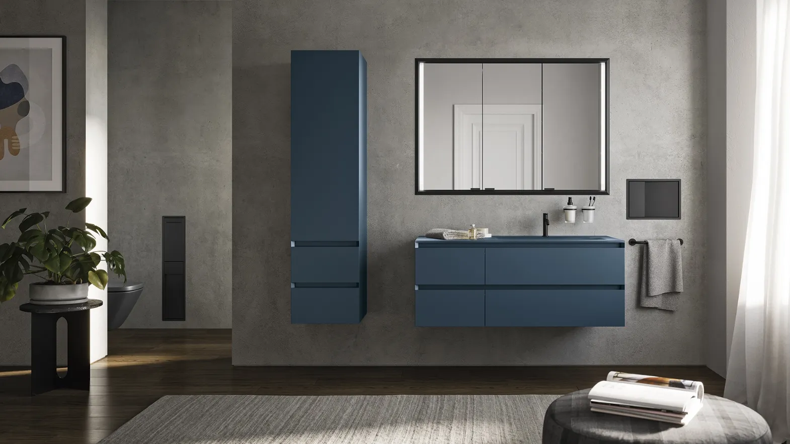 Mobile da Bagno Prestige Composizione A di Inda