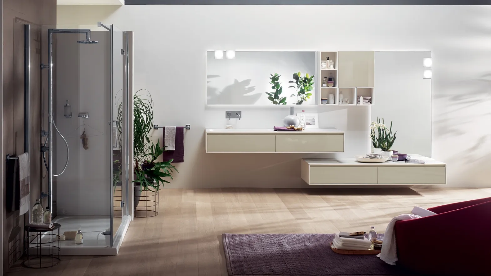 Mobile da Bagno Rivo comp1 di Scavolini Bathrooms