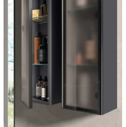 Accessori da Bagno Rivo Pensile Alluminio e Vetro fumé di Scavolini Bathrooms